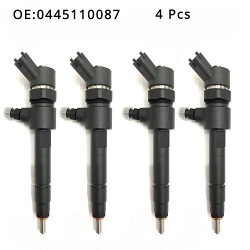 4X Injector 0445110087 Compatible Einspritzdüse Opel Renault Trafik II Master II - Picture 1 of 6