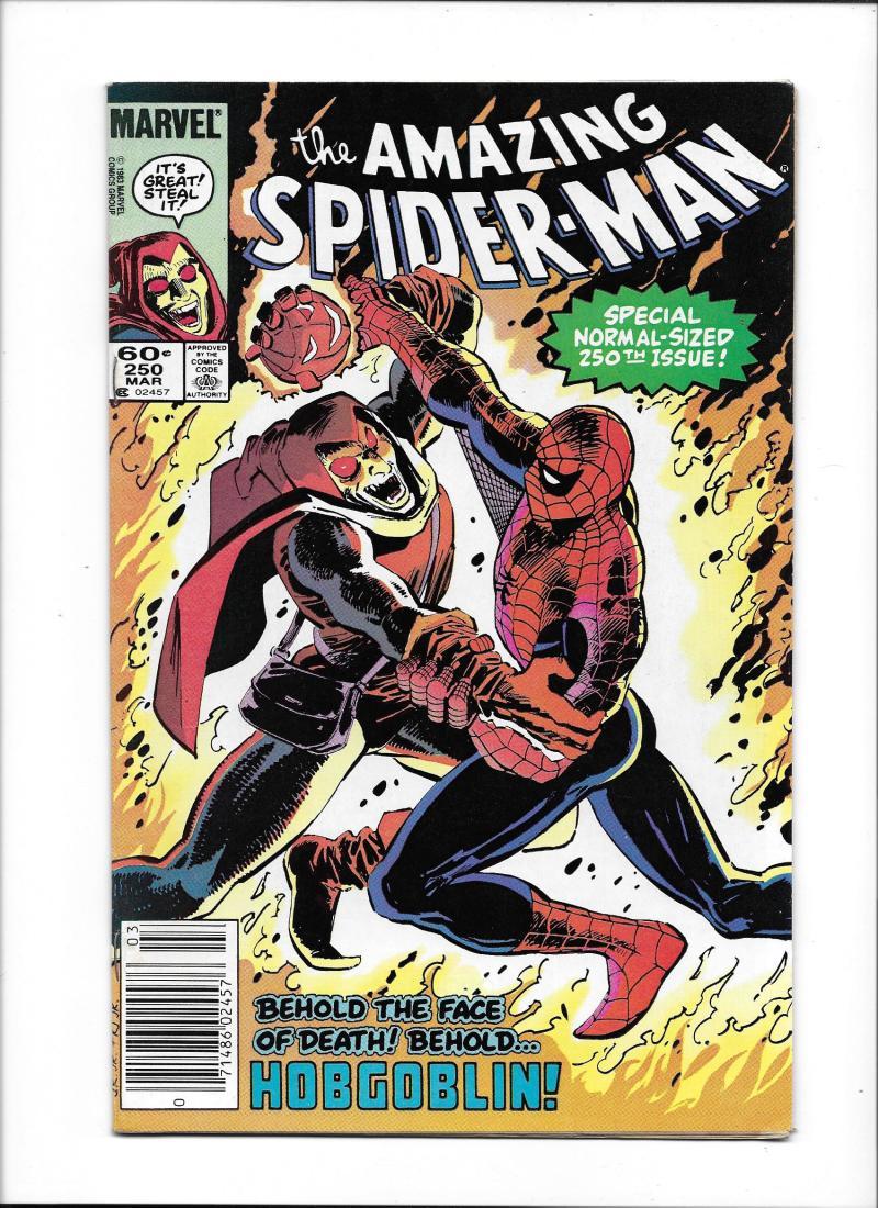 AMAZING SPIDER-MAN #250 [1984 FN-VF] HOBGOBLIN BATTLE COVER! | eBay