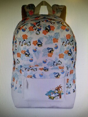 DISNEY STORE Donald Duck And Nephews Full Sized Backpack 