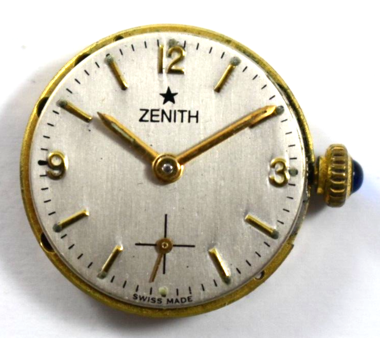 Mouvement De Montre Zenith Calibre 888 Swiss Made - Vintage Pour Pièces Ou Restauration