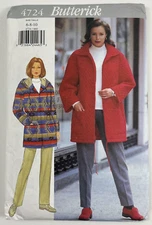 Butterick 4724 Misses' Jackets & Pants Sewing Pattern Sz 6 8 10 UC FF VTG OOP