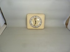  horloge pendule smi entourage inox bakelite 8 jours ancre 7 rubis