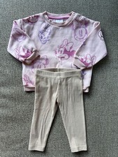 Disney Baby Girl Jumper & Legging Set Mickey Minnie 6-9m