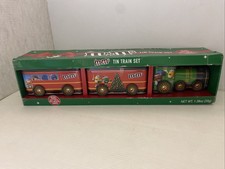 m&m tin train set