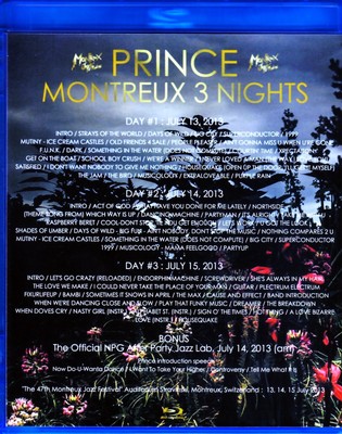 Prince - Montreux 3 Nights / 