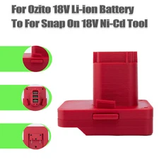 Adapter For OZITO/Einhell 18V Lithium Battery To For Snap-On 18V Ni-Cd Tool