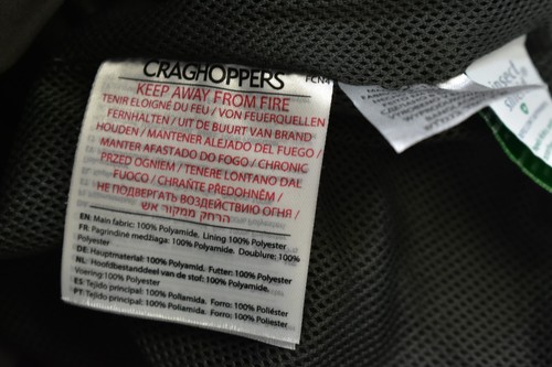 Craghoppers NosiLife Insect Shield Lucca Jacket Woodland Green CW235 Womens XL - Picture 15 of 16
