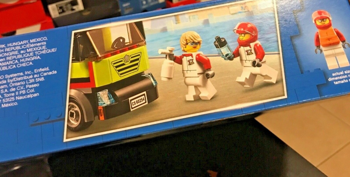 Original LEGO 60254 City Race Boat Transporter New Factory Sealed