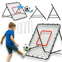 FußBall Rebounder 100X100Cm Einstellbar Winkel Kickback Tor RüCkprallwand