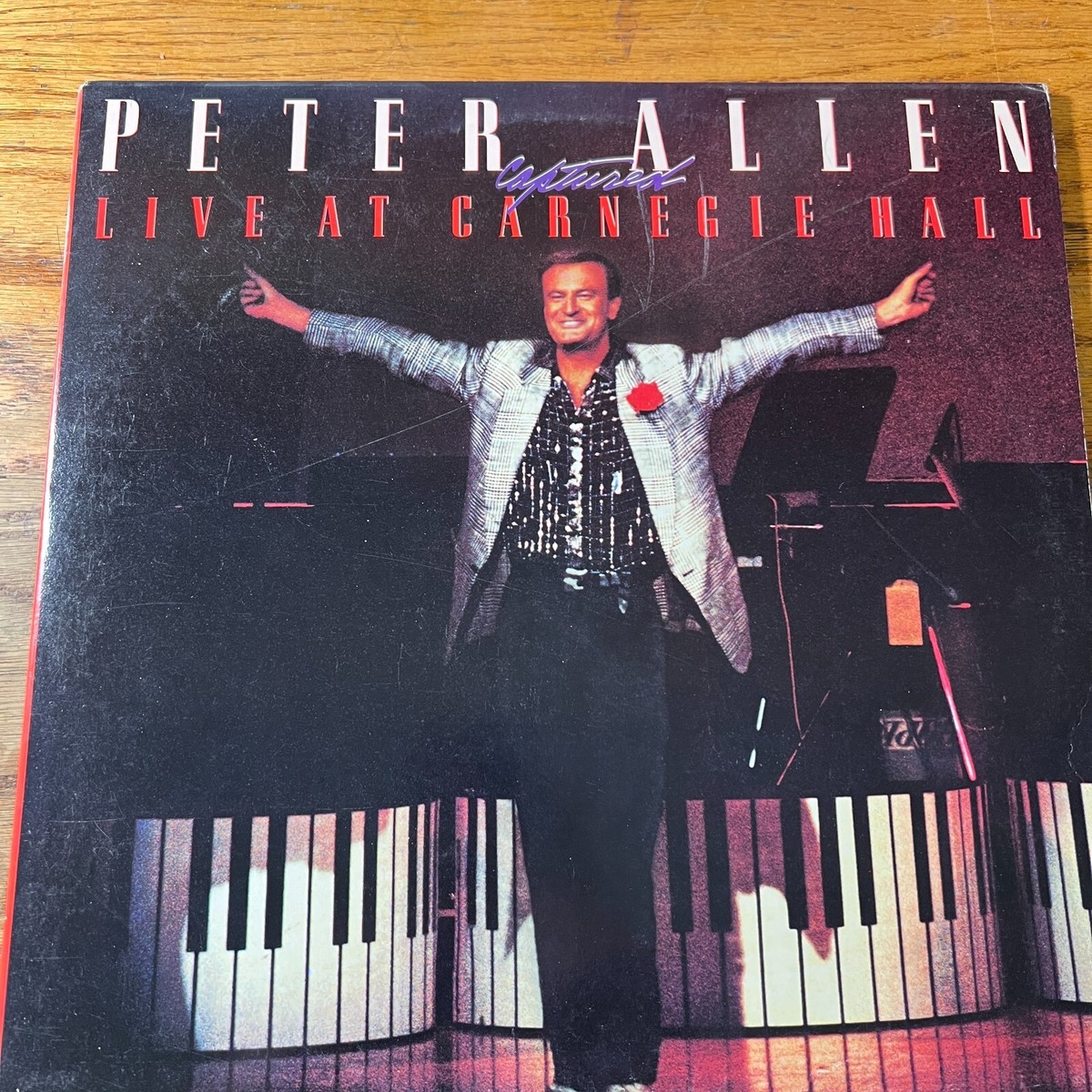 RARE LP VINYL ALBUM: Peter Allen Live at Carnegie Hall Double Live