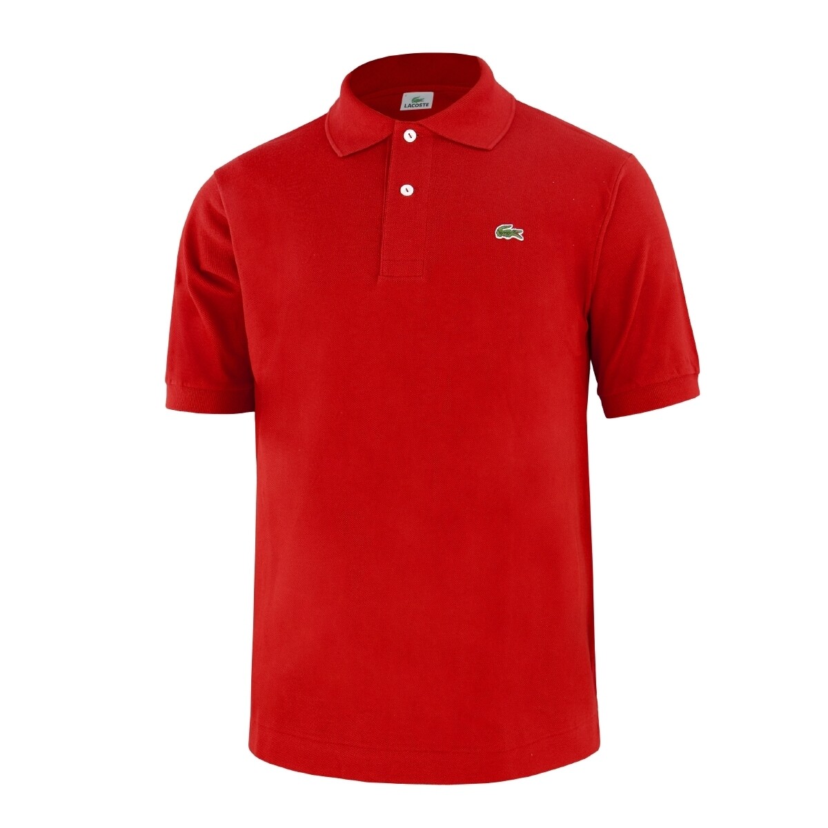 polo lacoste red