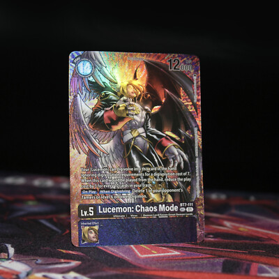 Digimon BT7-111 Secret Rare Exclusive Lucemon: Chaos Mode Alternate Art Promo