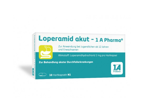 LOPERAMID akut 1A Pharma, 10 Hartkapseln, PZN: 01338066