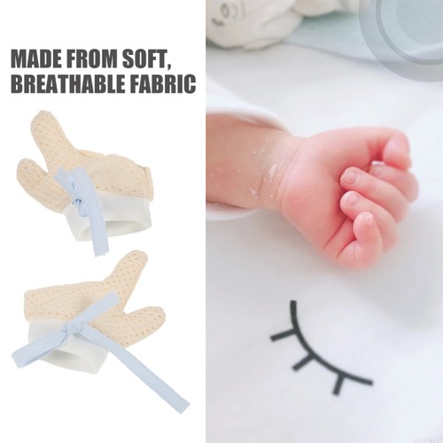 2 Pairs Finger Biting Gloves Baby Stop Sucking Stopper Anti Thumb - Picture 4 of 12