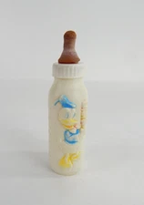 Vintage 1984 Evenflo Plastic Baby Bottle Walt Disney - Donald Duck & Nephews USA