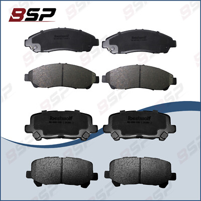BOSCH BC1280 QuietCast Premium Ceramic Disc Brake Pad Set - Compatible with Sele
