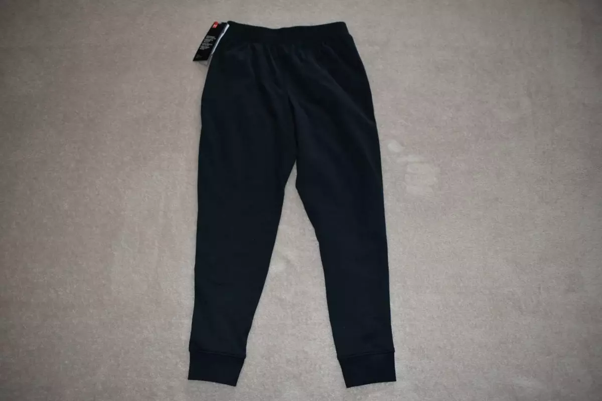 Under Armour Boys UA Pennant Pants Black zipper pockets 1318182
