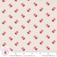 Moda RIDGEWOOD 14976 11 Ivory Red Floral MINICK SIMPSON Quilt Fabric