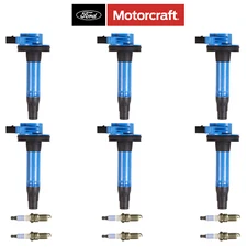 Energy Ignition Coil + Motorcraft Platinum Spark Plug For Ford Explorer 3.5L V6