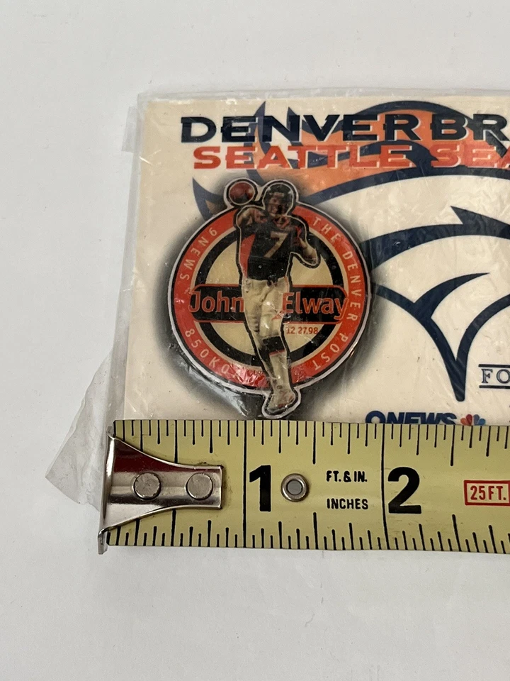 Pin 1998 Denver Broncos, Fundación John Elway, NFL Seattle Seahawks Super Bowl Foto 3 de 4