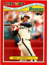 1990 Topps Toys R Us Rookies Baseball Card #2 Eric Anthony Astros 