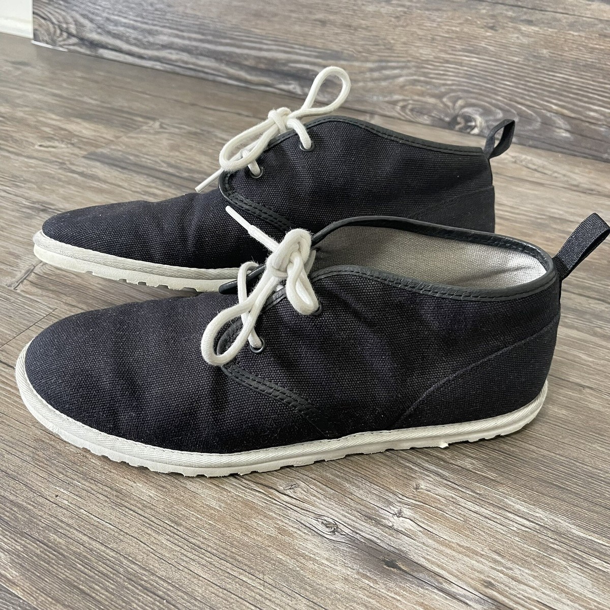 UGG Mens Maksim Canvas Chukka Black Lace Up Boot Shoe Size 9  display picture 1