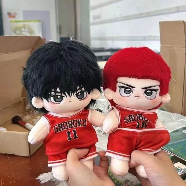 20cm SLAM DUNK Sakuragi Hanamichi Rukawa Kaede Plushie Doll W