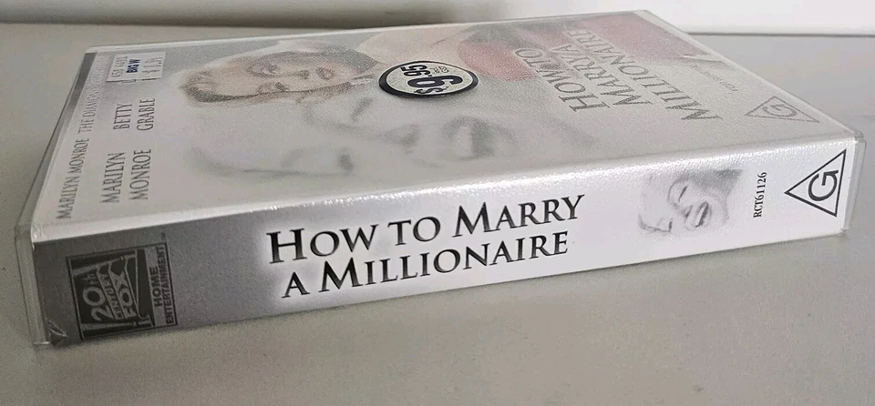 HOW TO MARRY A MILLIONAIRE ~ MARILYN MONROE, BETTY GRABLE.  VHS VIDEO. FREE POST - Image 4 of 4