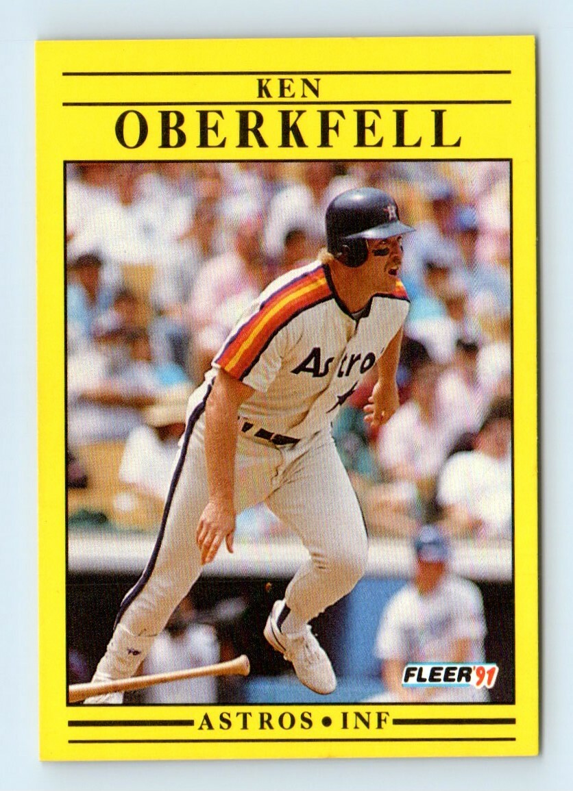 1991 Fleer Ken Oberkfell Houston Astros #511