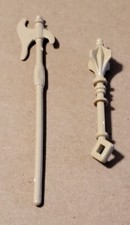 Vintage 1980s He-Man MOTU Castle Grayskull Battle Mace Long Axe Accessory Weapon