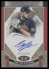 2024 Topps Tier One War for Pitchers #ASA-BE Bryce Elder Auto 36/199