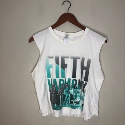 Upcycled Fifth Harmony 2016 Concert Tour Graphic Tee Size M