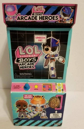 L.O.L. Surprise Boys Arcade Heroes Anatomically Correct LOL * Cat Orange* 