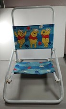Winnie The Pooh Vtg Childs Folding Camp Beach Lawn Concert Chair SS pooh