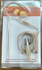 J K Light-Weight Headset Headworn Earhook Microphone MIC-J D4