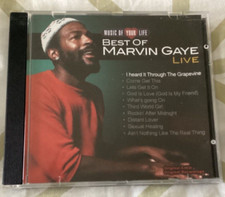 “Best of MARVIN GAYE LIVE” CD 2008 Very Good Condition FREE SHIP