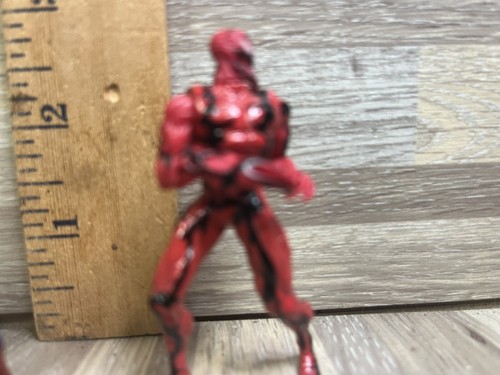 LOT OF 3 Die Cast X-Men Steel Mutants Silver Samurai, Spider-Man , CARNAGE - Picture 8 of 9