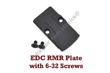 HGW Composite Cover Plate for EDC Glock Slides 17 19 26 Trijicon RMR 6-32