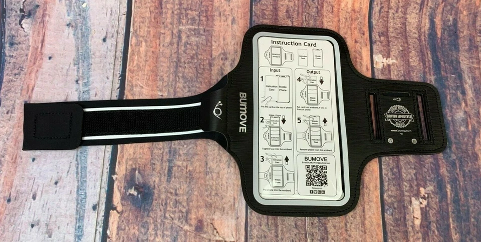 Galaxy S10 S9 S8 Armband Bumove Gym Running Exercises Workouts Phone Arm Band  - Image 2 of 3