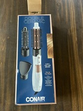 Conair Double Ceramic 3-in-1 Hot Air Brush Styler Thermal Brush - NEW