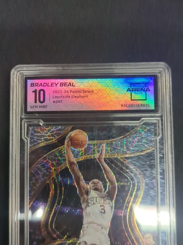 2023 Select Bradley Beal Elephant Courtside #247 ARENA CLUB GEM MINT 10 - Picture 2 of 5