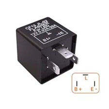 3 Pin LED Electronic Flasher Relay Fixes Car Turn Signal and Hazard Warn Hyper B