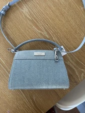 NWT Kate Spade KL146 Madison Studded Denim Small Top Handle Satchel
