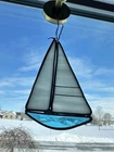 Tiffany Stained Glass Collectors Society Vintage Sailboat Sun catcher