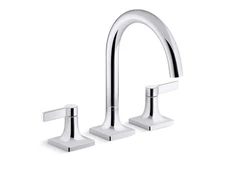 Kohler T28131-4-CP Venza® Deck-Mount Bath Faucet Trim, Polished Chrome