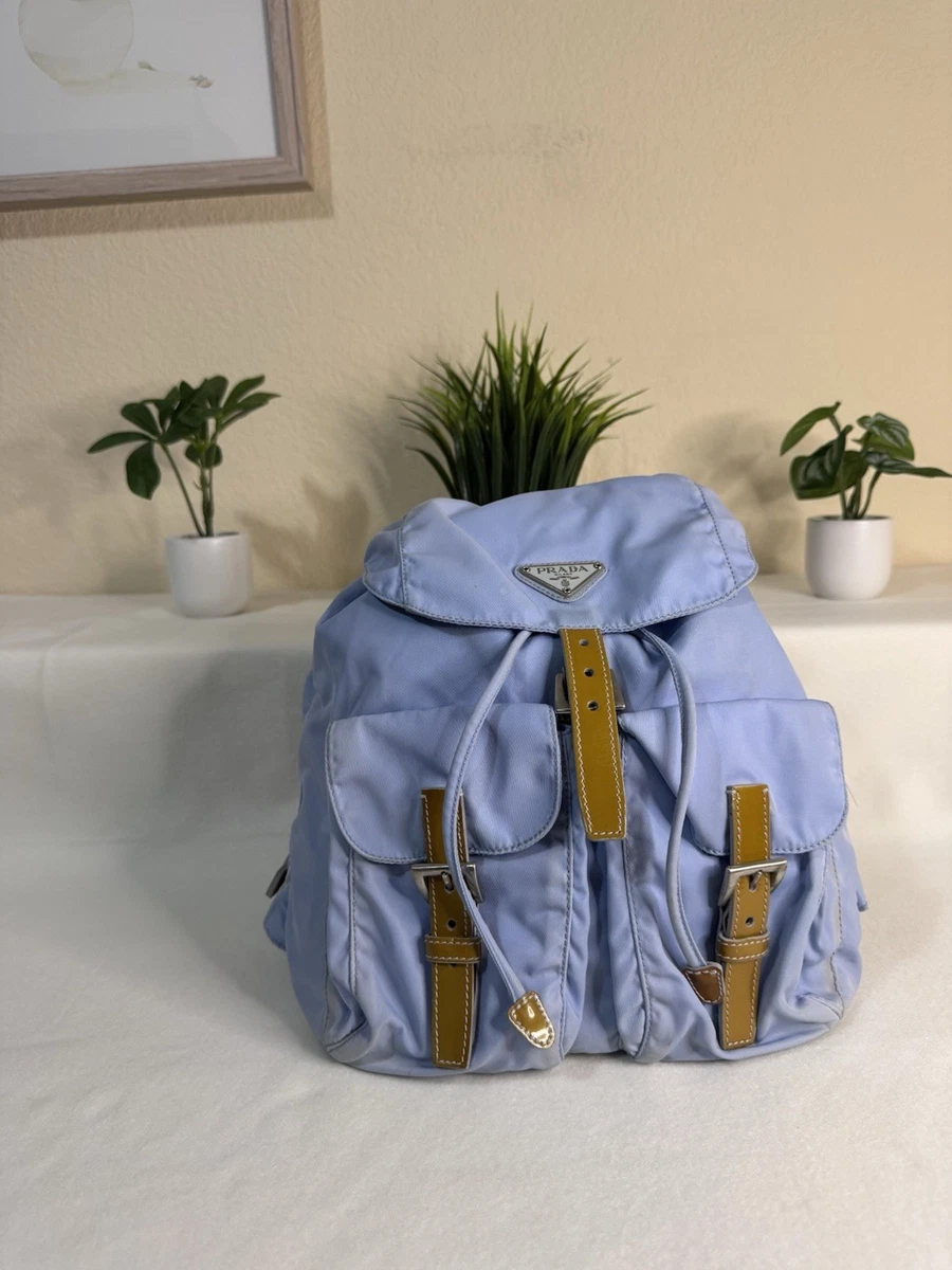 PRADA Backpack Blue Bags & Handbags for Women for sale | eBay