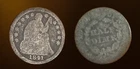 1841 USA Seated Liberty Silver Half Dime