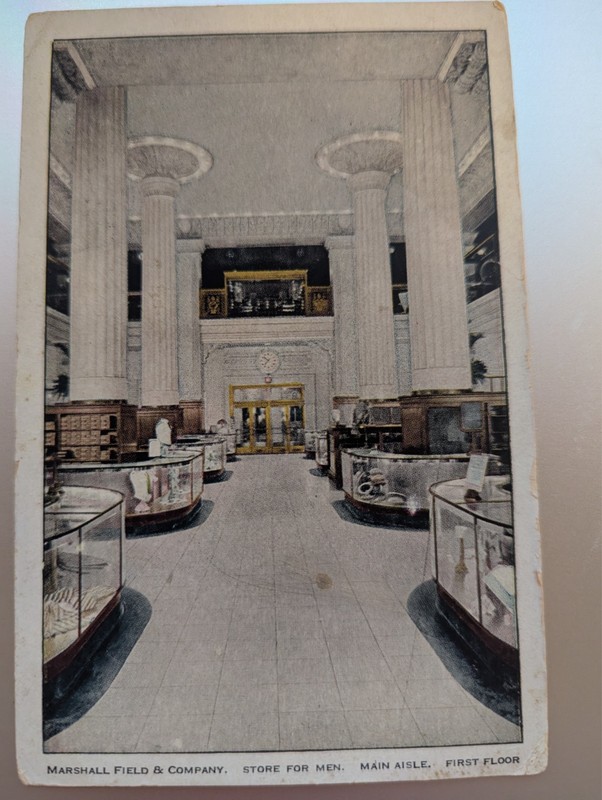 Antique Postcard - Marshall Field & Company - Chicago, IL - free postage
