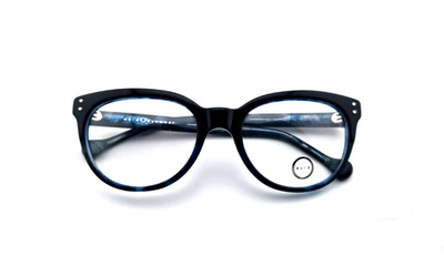 AURA EYEWEAR LAKE VIEW BLUE/TORT WOMEN AUTHENTIC FULL RIM EYEGLASSES 52-19-135