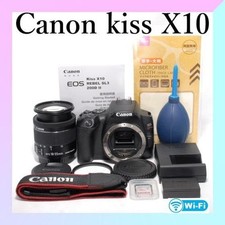 Canon EOS Kiss X10 Lightweight DSLR Camera with 18-55mm Lens Kit